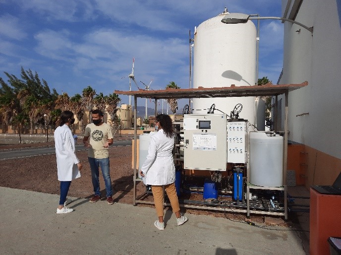 La primera planta piloto de ósmosis directa, pionera en la Macaronesia, ha finalizado su puesta en marcha en la EDAR del Sureste de Gran Canaria