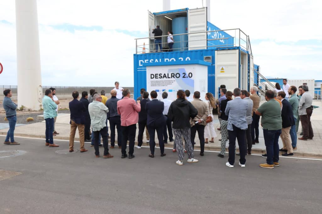 DESALRO 2.0 desalination concept presents its results after achieving an specific energy consumption below 2 kWh/m3  for seawater
